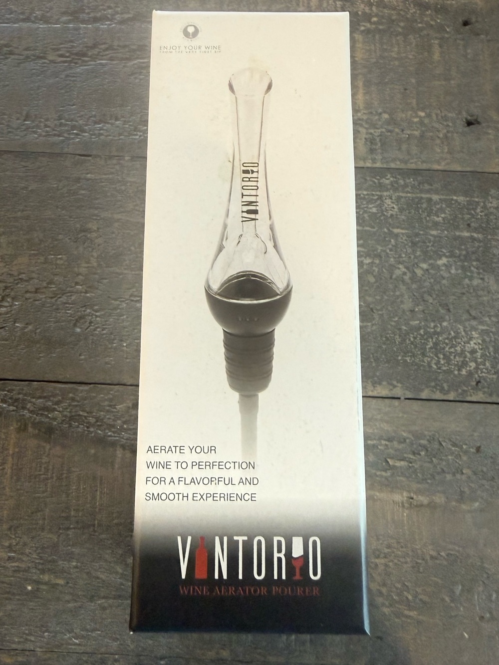 Wine Aerator Pourer - Clear and Gray